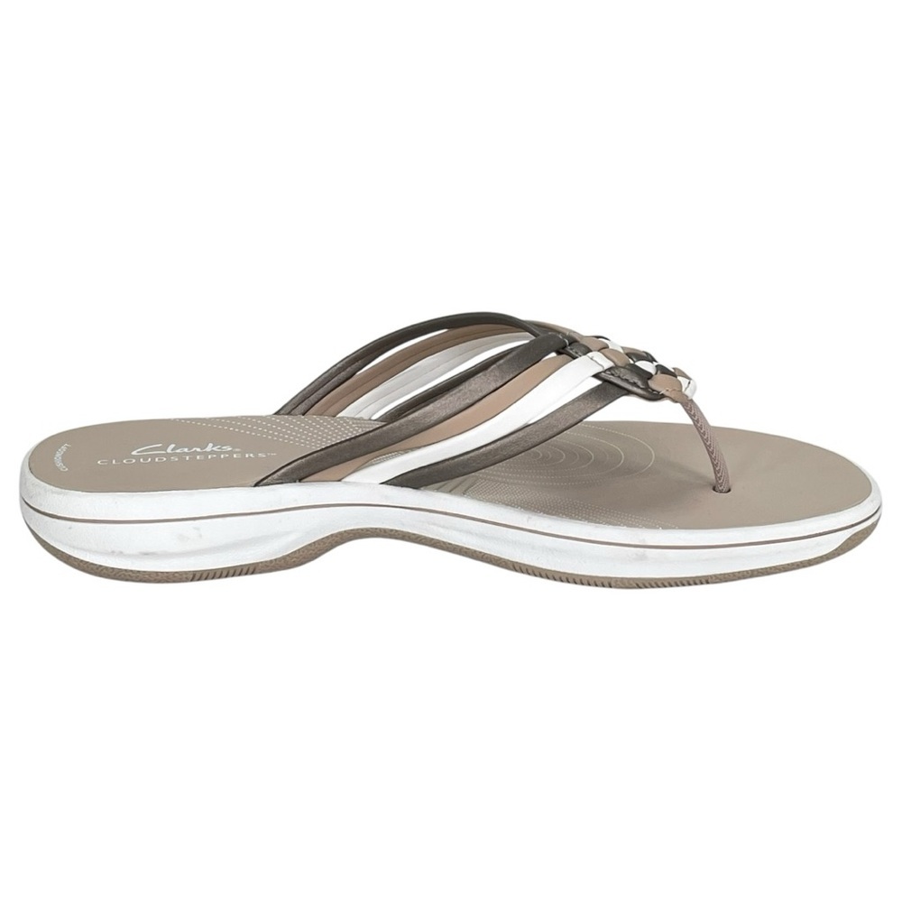 Clarks Cloudsteppers Breeze Coral Womens Thong Sandals Size 8M - Picture 6 of 11